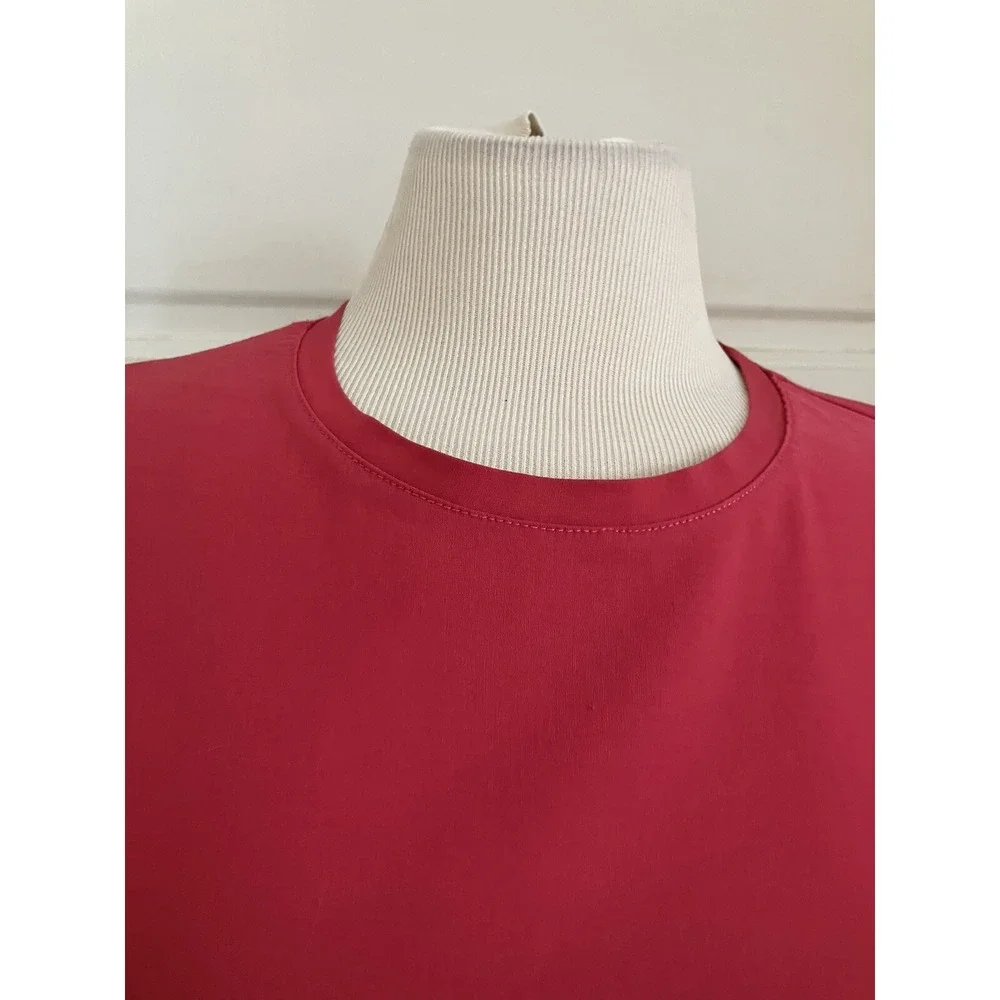 Zara Dress Red Sz S Long  Sleeve Flare Babydoll cottagecore‎ boho